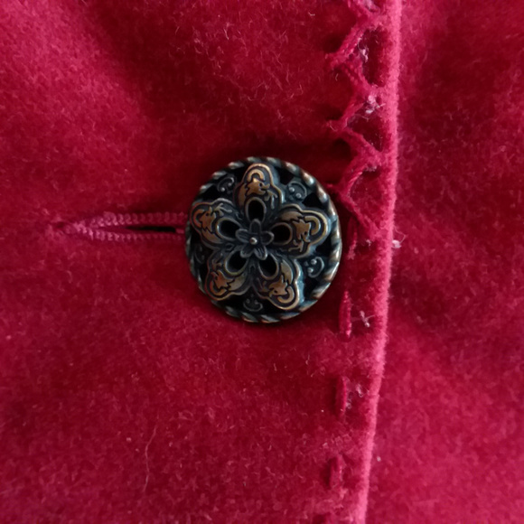 Jenni n Jess Women's Red Blazer Coat Size 14 - Picture 3 of 6